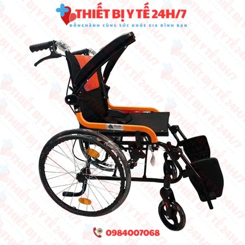 Xe Lăn Lucass X61 – Gấp Gọn, Nâng Được Phần Để Tay