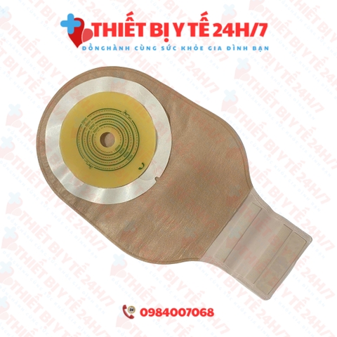 [HÀNG CHUẨN] Túi hậu môn nhân tạo loại đục 1 mảnh 4009V khóa dán thông minh có than hoạt tính khử mùi