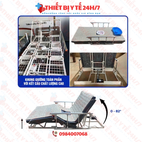Tựa Lưng Điện Cao Cấp XSJ-I Có Nâng Đầu,Nâng Chân