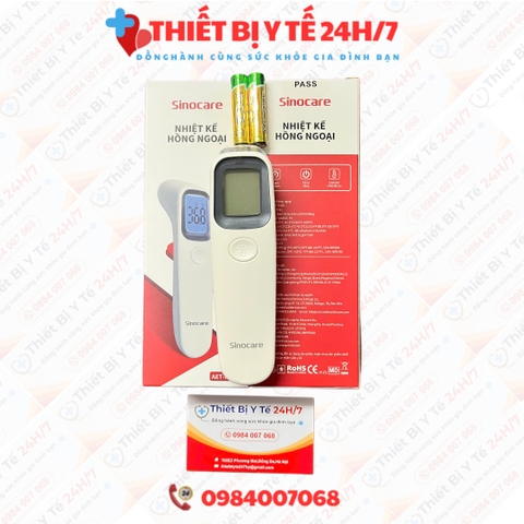 NHIỆT KẾ HỒNG NGOẠI ĐO TRÁN KHÔNG TIẾP XÚC SINOCARE AET-R1D1