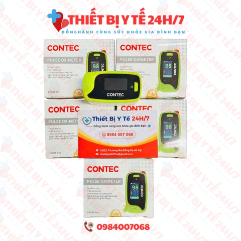 MÁY ĐO NỒNG ĐỒ OXY SPO2 CONTEC CMS50-PRO BH 1 ĐỔI 1 24 THÁNG