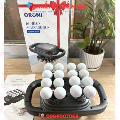 Máy Massage 16 Đầu Toàn Thân Cao Cấp ORM-205