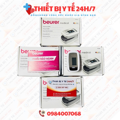Máy Đo Nồng Độ Oxy Và Nhịp Tim Beurer PO30 BH 36 Tháng