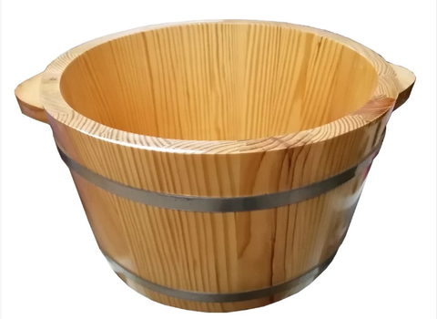 Chậu Ngâm Chân Bằng Gỗ Thông Nhật - Bồn Gỗ Ngâm Chân