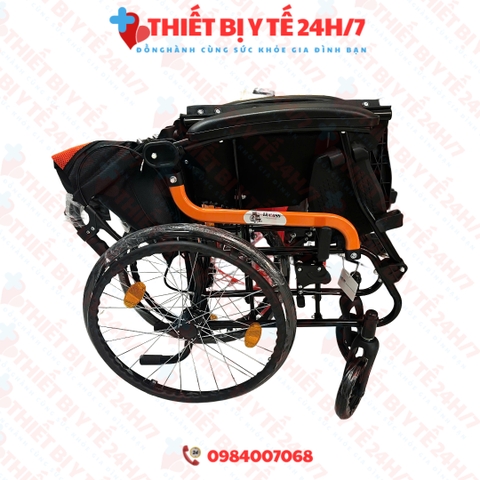 Xe Lăn Lucass X61 – Gấp Gọn, Nâng Được Phần Để Tay