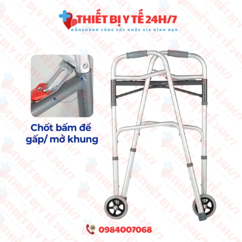 Khung Tập Đi Chũ U Hợp Kim Nhôm Cao Cấp