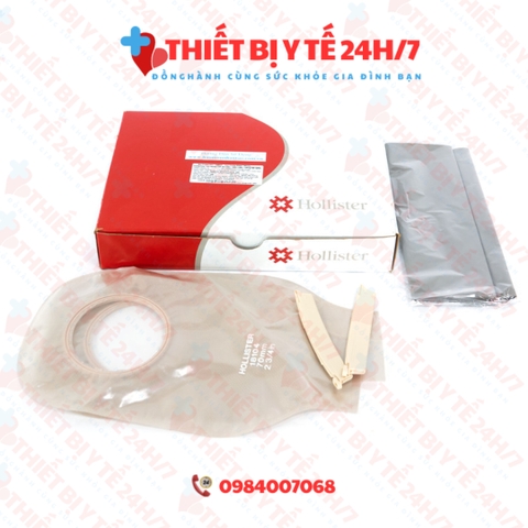 [CHÍNH HÃNG] Túi Hậu Môn Nhân Tạo 2 Mảnh Hollister 18103 18104 (Trong, Dùng Kẹp) - Túi Phân, Hậu Môn Tạm