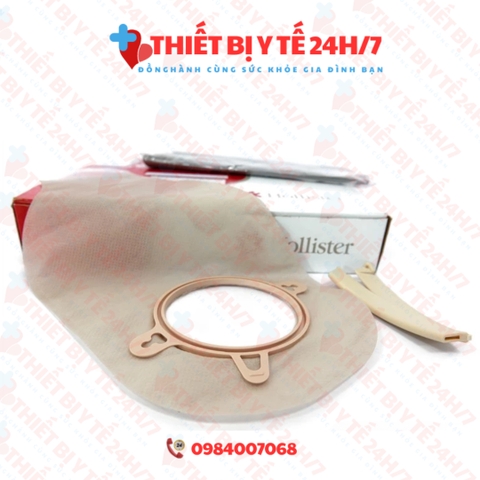 [CHÍNH HÃNG] Túi Hậu Môn Nhân Tạo 2 Mảnh Hollister 18103 18104 (Trong, Dùng Kẹp) - Túi Phân, Hậu Môn Tạm