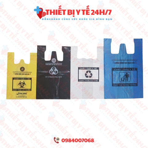 TÚI ĐỰNG RÁC THEO PHÂN LOẠI TRONG Y TẾ