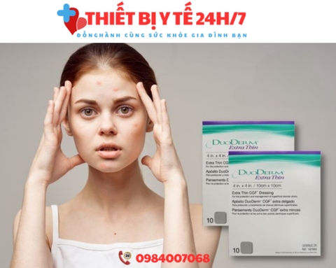 DuoDerm Extra Thin (10 x 10)- Da sinh học - Miếng dán mụn, bỏng và các vết trầy xước