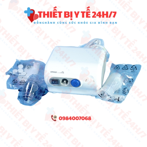 Máy xông khí dung Omron NE-C28 kiểm soát hen suyễn, viêm phế quản mãn tính