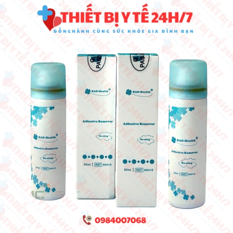 [HÀNG CHUẨN] CHAI XỊT TẨY KEO VỆ SINH THAY TÚI HẬU MÔN NHÂN TẠO 50ml