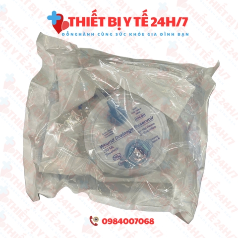 BỘ DẪN LƯU ÁP LỰC ÂM LÒ XO - QUẢ DẪN LƯU ÁP LỰC ÂM KÍN 200ml,400ml