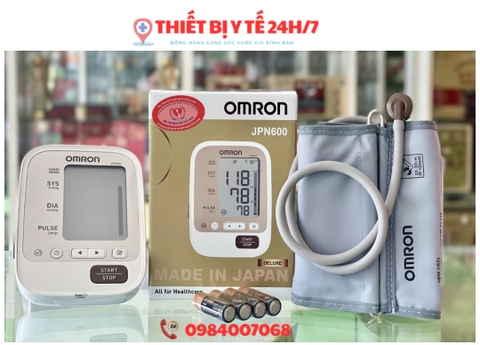 Máy đo huyết áp bắp tay tự động Omron JPN600 - Made in Japan