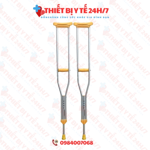 NẠNG CHỐNG NÁCH TẬP ĐI CAO CẤP CHẤT LIỆU HỢP KIM NHÔM