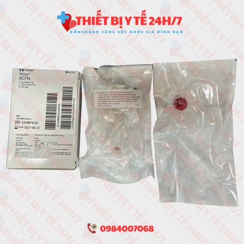 BỘ ĐẶT CANUYN MỞ KHÍ QUẢN  2 NÒNG,KHÔNG BÓNG CÓ CỬA SỔ CONVIDEN SHILEY 6CFN - 8CFN