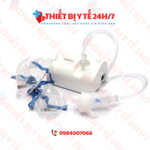 Máy xông khí dung Omron NE-C801 kiểm soát hen suyễn, viêm phế quản mãn tính