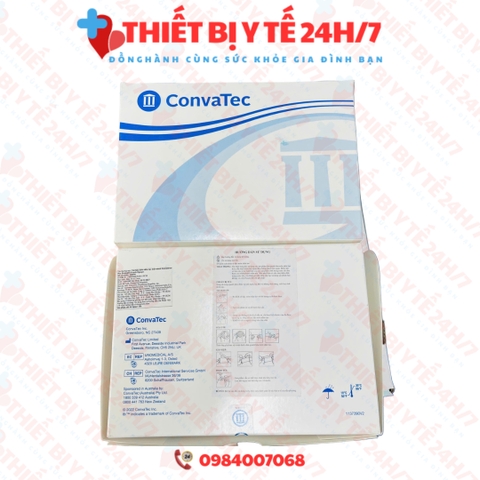[HÀNG CHÍNH HÃNG] Túi Hậu môn nhân tạo 1 mảnh CONVATEC STOMADRESS PLUS màu trắng trong hoặc nâu đục hộp 30 cái