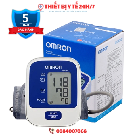 Máy đo huyết áp bắp tay Omron HEM-8712