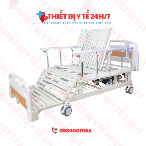 Giường điện đa chức năng 3 chức năng Bô đi vệ sinh điện có bàn ăn Humed HM-JD-H01-1