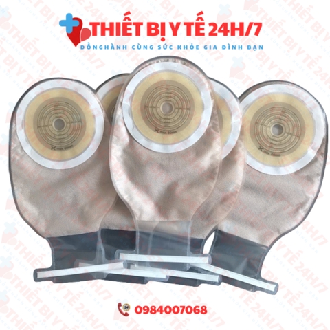 [CHÍNH HÃNG] Túi hậu môn nhân tạo loại đục có than hoạt tính khử mùi 1023TPF ( 2 in 1) kẹp liền từng cái