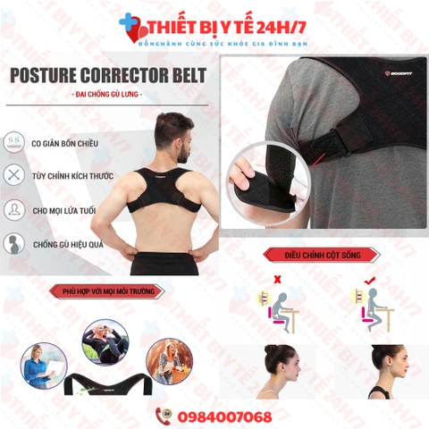 Đai chống gù lưng chính hãng GoodFit GF711P