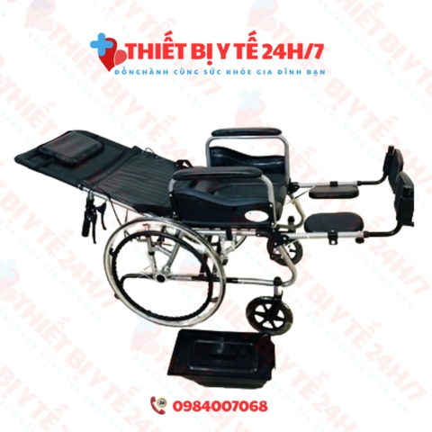 Xe lăn đa năng có bô ngả nằm, chống lật Lucass X67