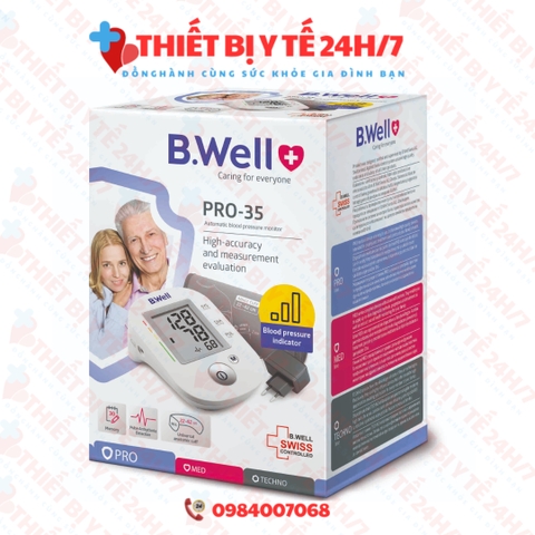 Máy đo huyết áp bắp tay B.Well Swiss PRO-35