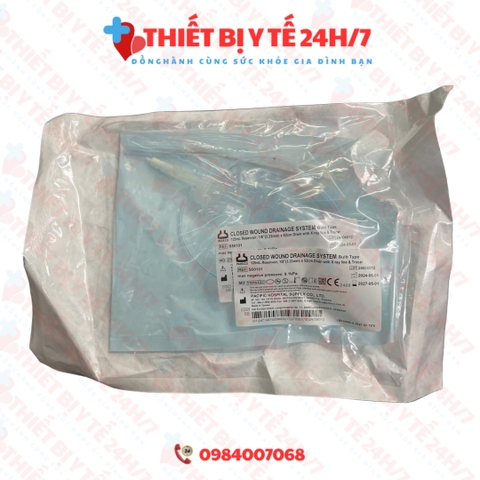 [HÀNG CHUẨN] BÓNG HÚT DỊCH DẪN LƯU ÁP LỰC ÂM 125ml VÀ 200ml