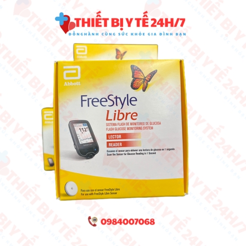 [Chính Hãng] MÁY ĐO ĐƯỜNG HUYẾT KHÔNG CẦN LẤY MÁU FREESTYLE LIBRE