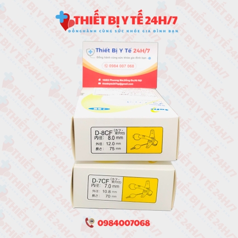 Ống Canuyn Mở Khí Quản 2 Nòng Có Bóng Có Cửa Sổ MERA SOFIT D-7CF Hoặc D-8CF