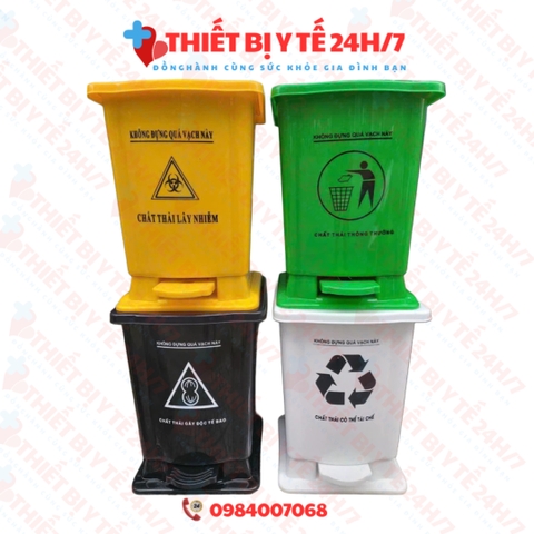 THÙNG RÁC THEO PHÂN LOẠI TRONG Y TẾ