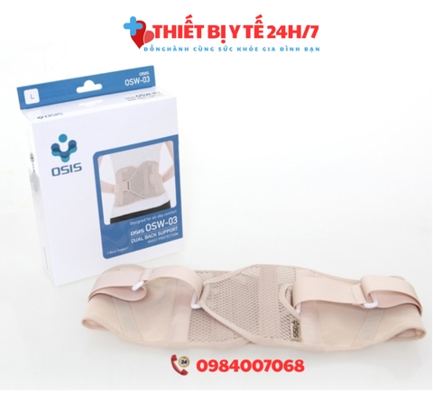 Đai hỗ trợ cột sống thắt lưng OSIS OSW 03A-Dual Back Support