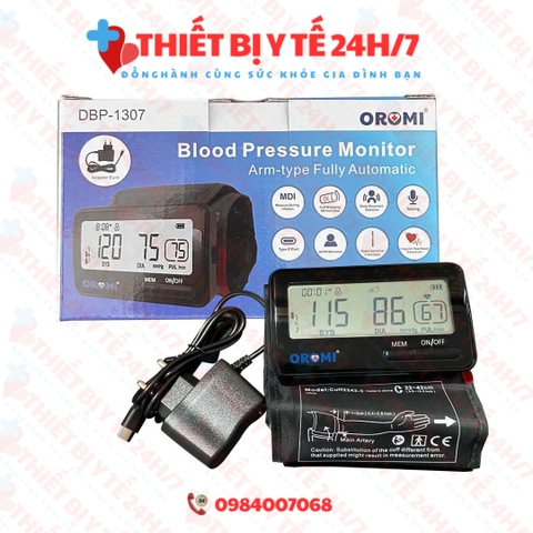 Máy Đo Huyết Áp Điện Tử Bắp Tay DBP-1307 - Bao Tay Liền Thân Máy - Đọc Kết Quả Tiếng Việt