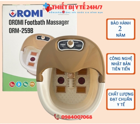 Bồn Ngâm Massage Chân OROMI ORM-259B