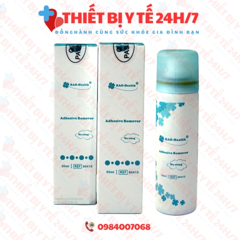 [HÀNG CHUẨN] CHAI XỊT TẨY KEO VỆ SINH THAY TÚI HẬU MÔN NHÂN TẠO 50ml