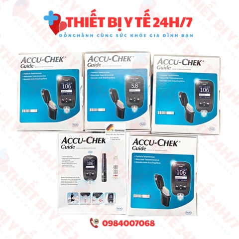 [Chính hãng ROCHE-ĐỨC] MÁY ĐO ĐƯỜNG HUYẾT ACCU-CHEK GUIDE