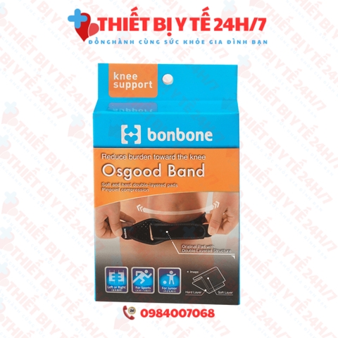 Đai cố định khớp dưới gối bonbone Osgood Band – Bảo vệ dây chằng, hỗ trợ vận động an toàn