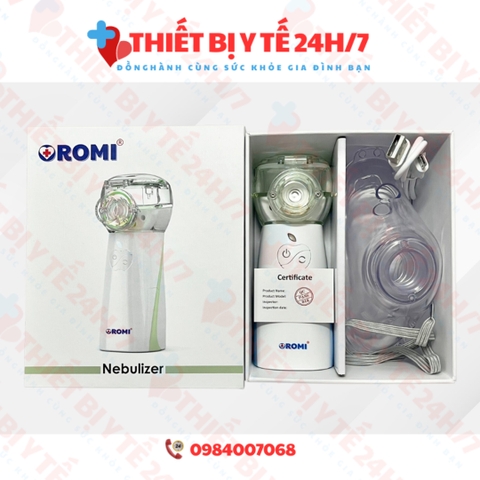 Máy Xông Khí Dung Siêu Âm Cầm Tay OROMI LT-N200