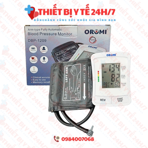 Máy Đo Huyết Áp Điện Tử Bắp Tay - Có Hỗ Trợ Giọng Nói DBP-1209