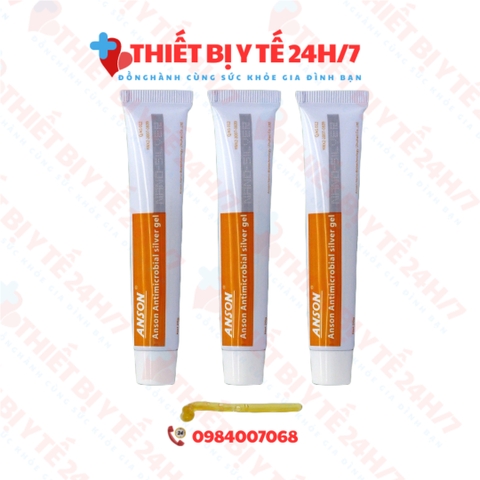 Gel bạc kháng khuẩn Anson 20g - Anson Antimicrobial silver gel 20g