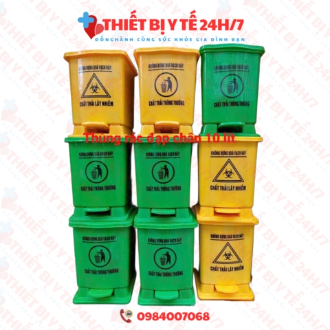 THÙNG RÁC THEO PHÂN LOẠI TRONG Y TẾ