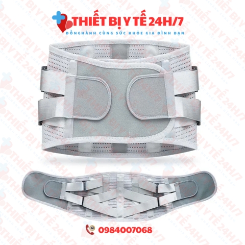 Đai Lưng Cột Sống hỗ trợ Thoát Vị,Thoái hóa,Đau Lưng BM có thanh nẹp nhôm cứng