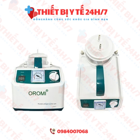 Máy xông hút + khí dung 2 trong 1 Oromi SS-6A 15L