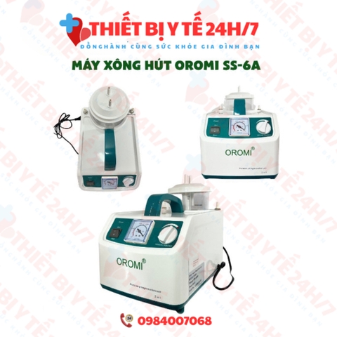 Máy xông hút + khí dung 2 trong 1 Oromi SS-6A 15L