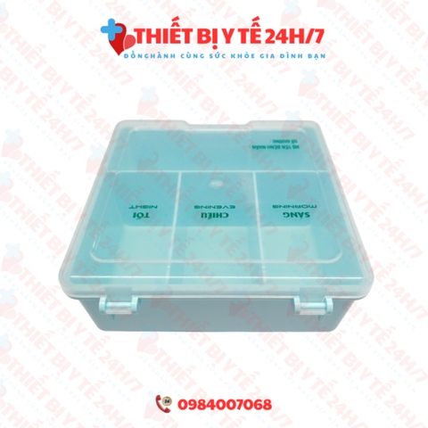 HỘP CHIA THUỐC - HỘP ĐỰNG THUỐC 4 NGĂN THEO NGÀY