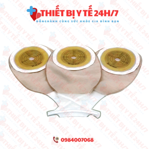 [CHÍNH HÃNG] Túi hậu môn nhân tạo loại đục có than hoạt tính khử mùi 1023TPF ( 2 in 1) kẹp liền từng cái