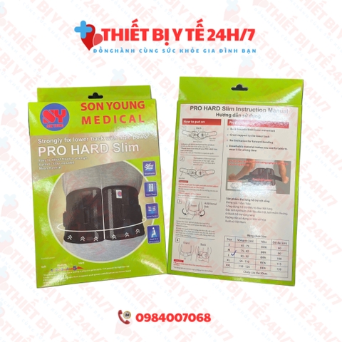 Đai Cột Sống Son Young Pro Hard Slim