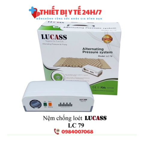 Đệm Hơi Chống Lở Loét Lucass LC 79 2 chức năng động và tĩnh