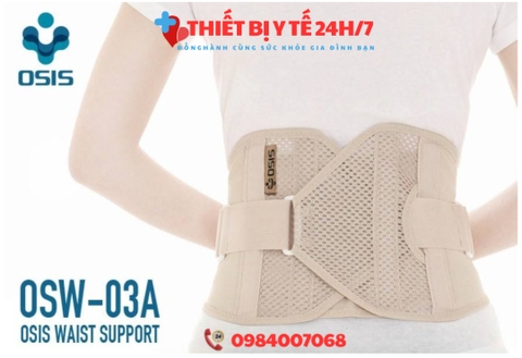 Đai hỗ trợ cột sống thắt lưng OSIS OSW 03A-Dual Back Support